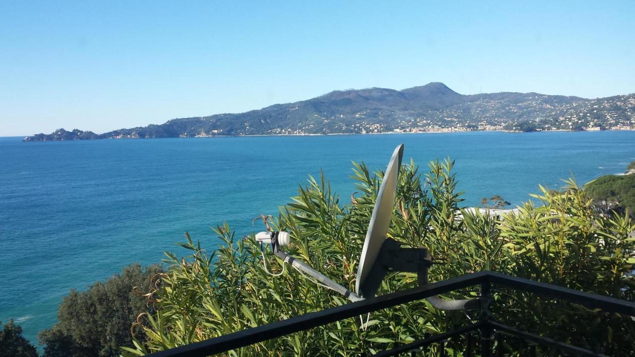 Apartament Vista Mare E Portofino - Sea And Portofino View Zoagli Zewnętrze zdjęcie